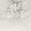Arbre de Noël artificiel mince 7,5 pi avec base en métal pliable-583667733