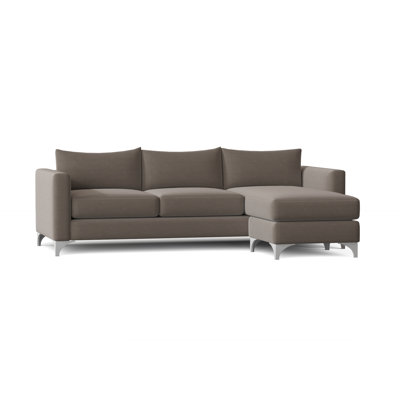 Canapé et chaise longue réversible avec repose-pieds de 87 po Vess