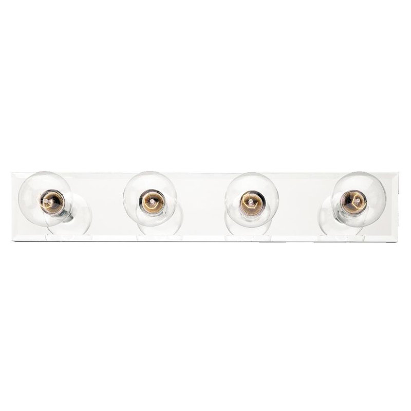 Barre d'éclairage de salle de bain 4 lumières Cecilia
