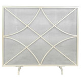 Boxwoods Bifold Iron Fireplace Screen
