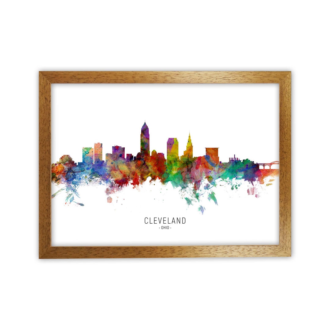 Cleveland Ohio Skyline by Michael Tompsett - Print