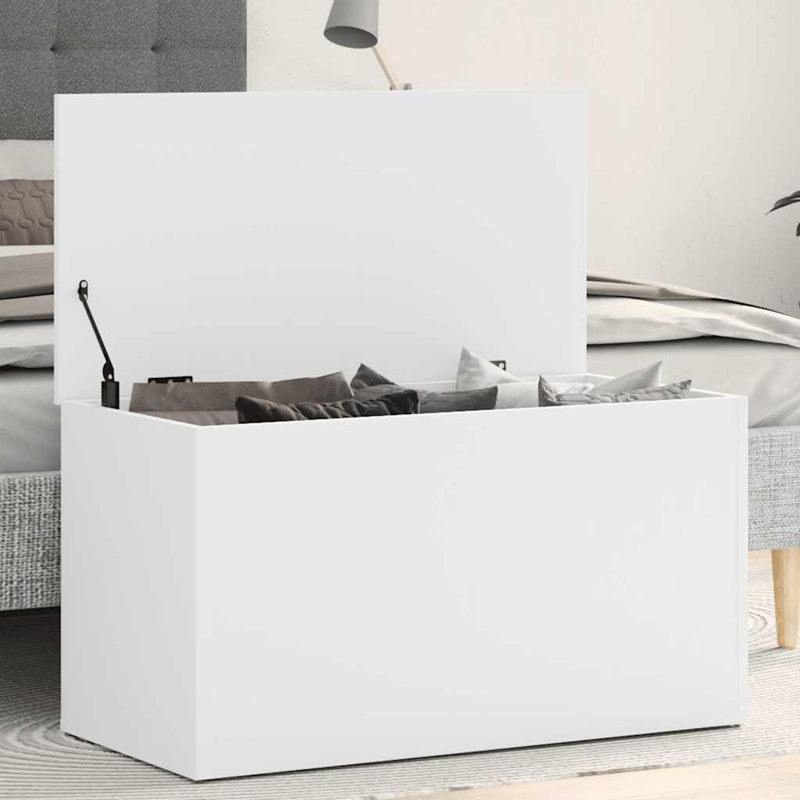 Meuble de rangement vidaXL, Blanc, H 18,1 po x l 33,1 po x P 16,5 po
