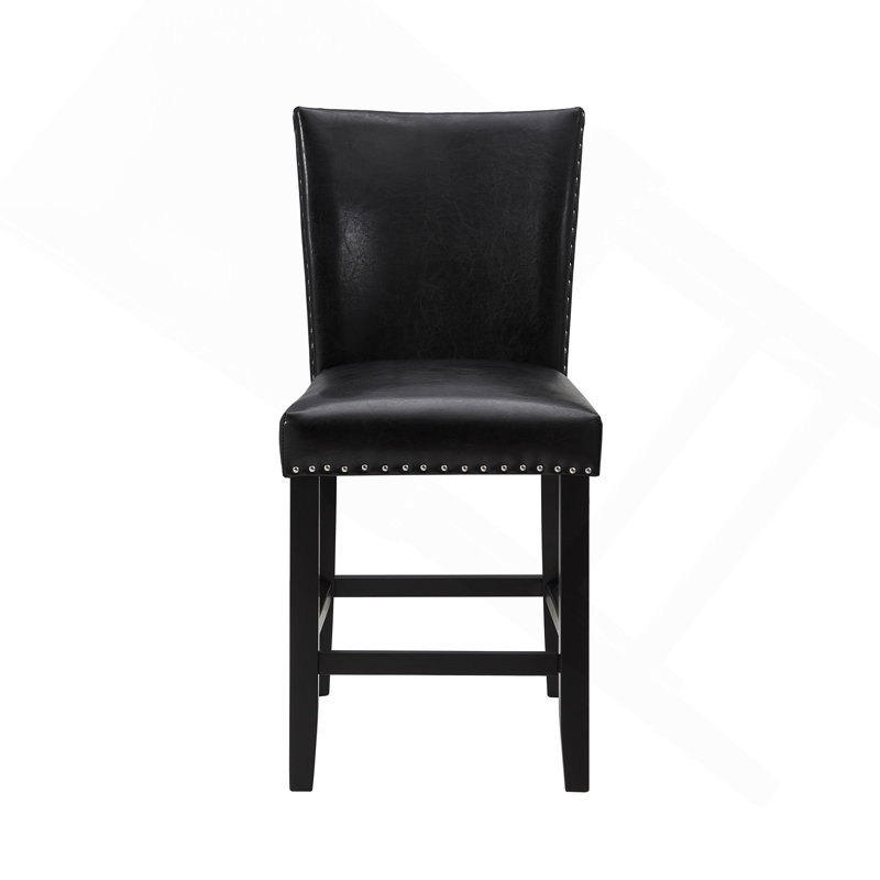 Fauteuil en polyuréthane 2pc, Noir