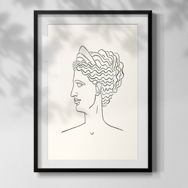 New Air I, Blanc, Papier avec cadre noir