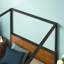 Talulah Metal & Wood Platform Bed frame with Canopy Frame-342913059