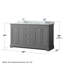 Meuble-lavabo de 60 po avec miroir Avery-41604503-80214056