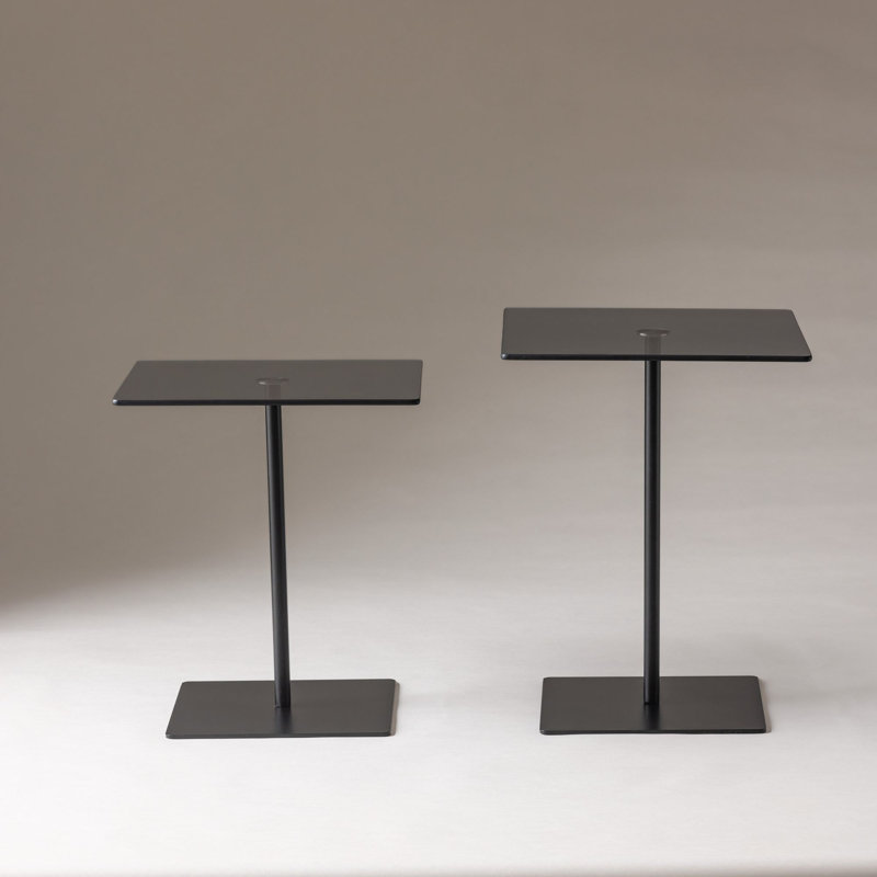 Ensemble de tables basses, Fumée, Noir