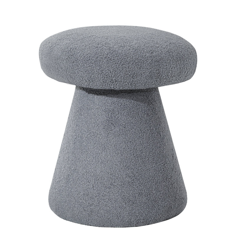 Kenndy  Mushroom Ottoman Footstool, White