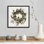 « Farmhouse wreath II » par Emma Scarvey, reproduction d’art sur toile