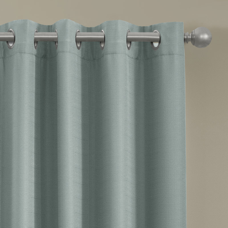 Gupton Blackout Curtain Single Panel, Ocean