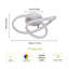 DELIPOP Clover LED Aluminum Flush Mount