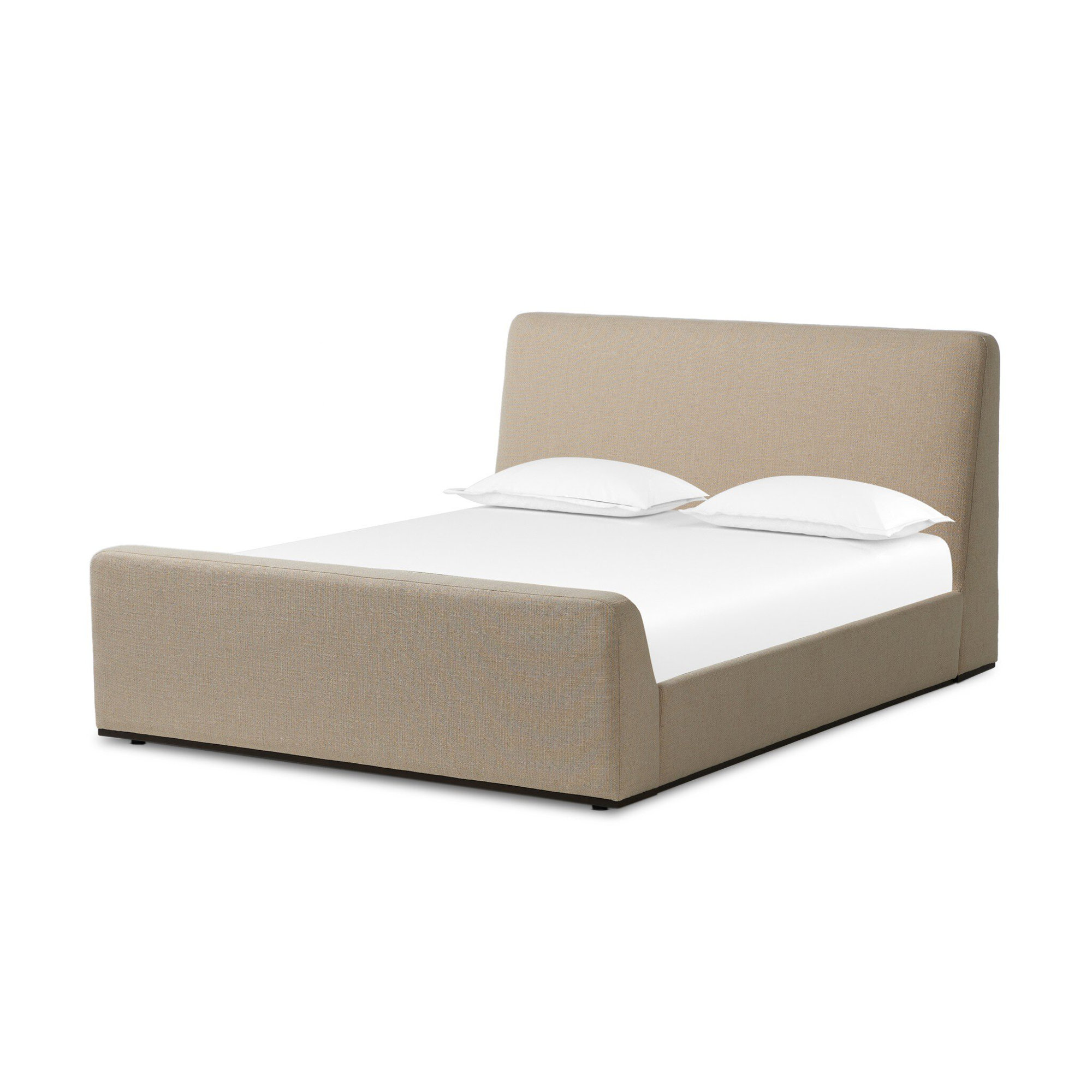 Bazan Bed, Queen, Irving Flax