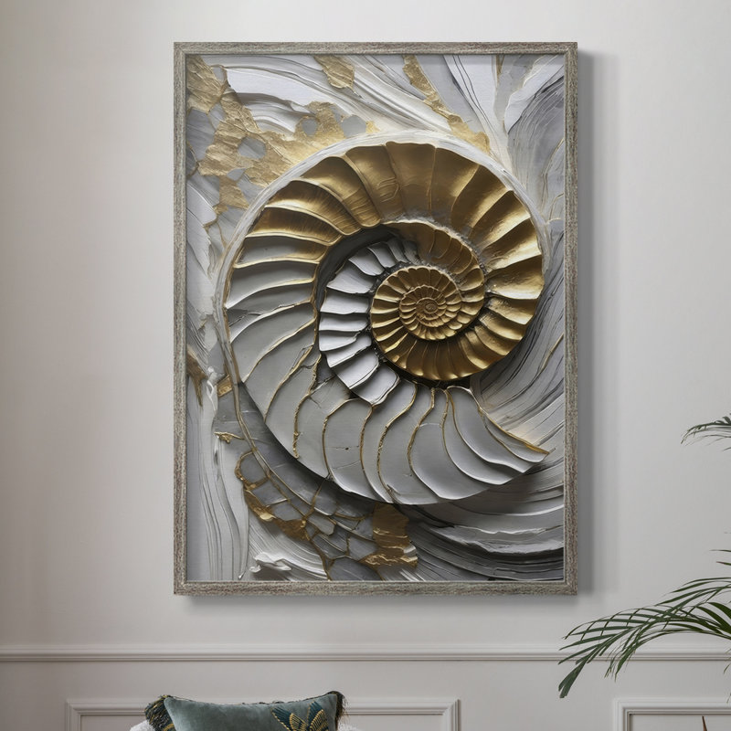 Plaster Dreams IV Framed Print - Solid Wood, 11" H x 9" W