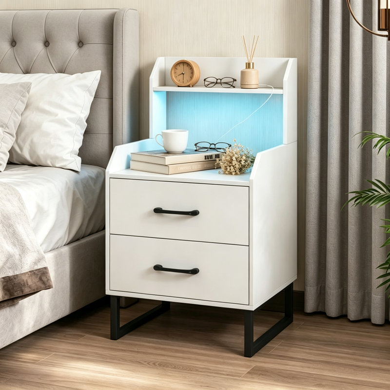 45 cm W Bedside Table