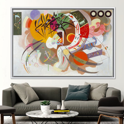 Dominant Curve Wassily Kandinsky, Famous 3D Canvas, Modern Wall Art, Wassily Kandinsky 3D Canvas, Abstract Canvas Poster,