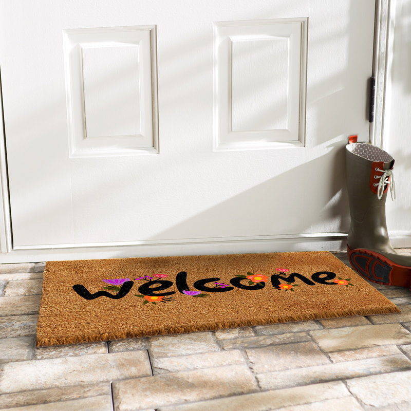 Spring Welcome Doormat