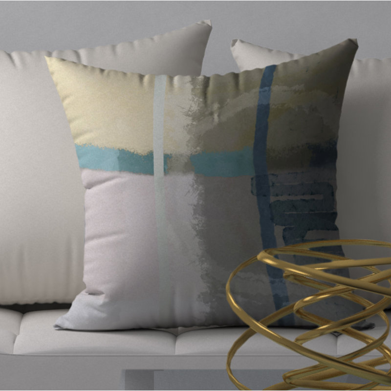 Housse de coussin carrée décorative discrète/encastrée, 24" X 24"