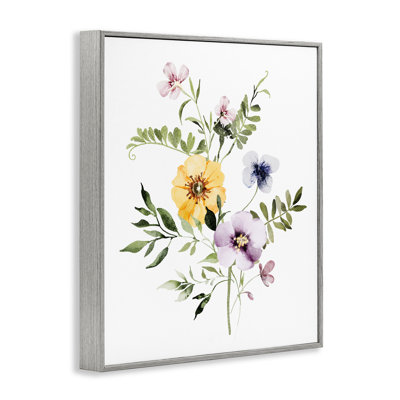 Garden Herbs Blooming Framed Giclee, design by Lettered and Lined