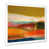 White Single Picture Framed