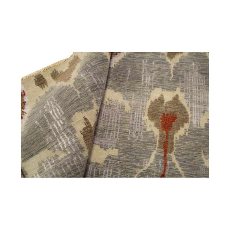 Cotton Ikat Area Rug