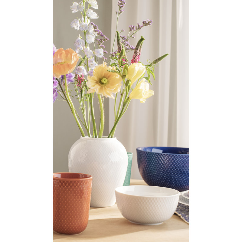 Table Vase, 6.5" H x 5.5" W x 5.5" D