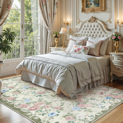 Tapis à motif floral Kaldi