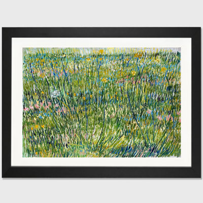 " Patch Of Grass " by Vincent Van Gogh