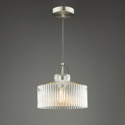 1 - Light Satin Nickel Pendant