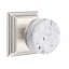 Terrazzo Round Knob with Square Rosette-1231392438