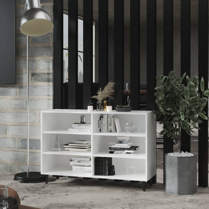 Ayanti 70cm H x 103.5cm W Bookcase, White