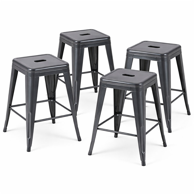 24 Inch Counter Height Stool(Only Dining Chairs), Gris, Tabouret de comptoir (siège d'une hauteur de 24 p