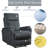 Upholstered Polyester Power Recliner and Recliner-1721735275