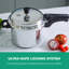 ROYALFORD Pressure Cooker Lightweight Aluminium Casserole Stock Pot Kitchen Catering-65680456