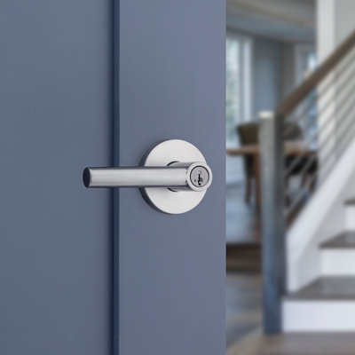 Milan Keyed Entry Lever featuring SmartKey Security