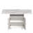 Versatile Folding Dining Table with Storage and Marble Finish