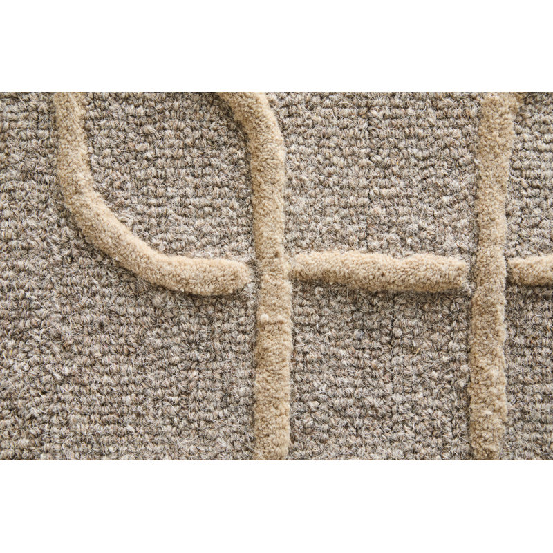Kimball Transitional Trellis & Lattice Gray Area Rug, Rectangle 12' x 15'