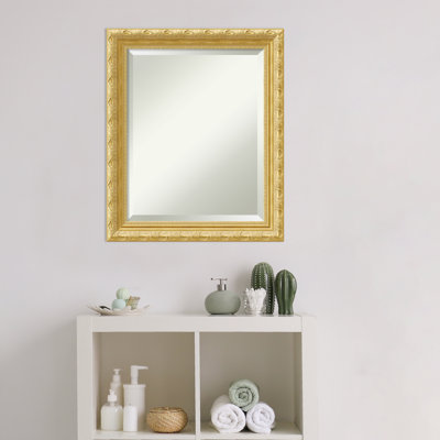 Presson Wood Flat Wall Mirror