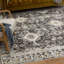 Tapis anthracite en polyester Windermere Karastan-896994041