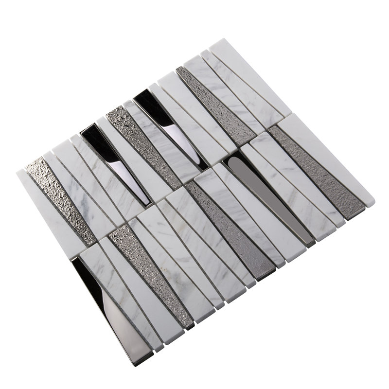 Metropolis 0.9 in. x 5.8 in. Novelty Polished Tile