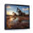 Black Floater Framed