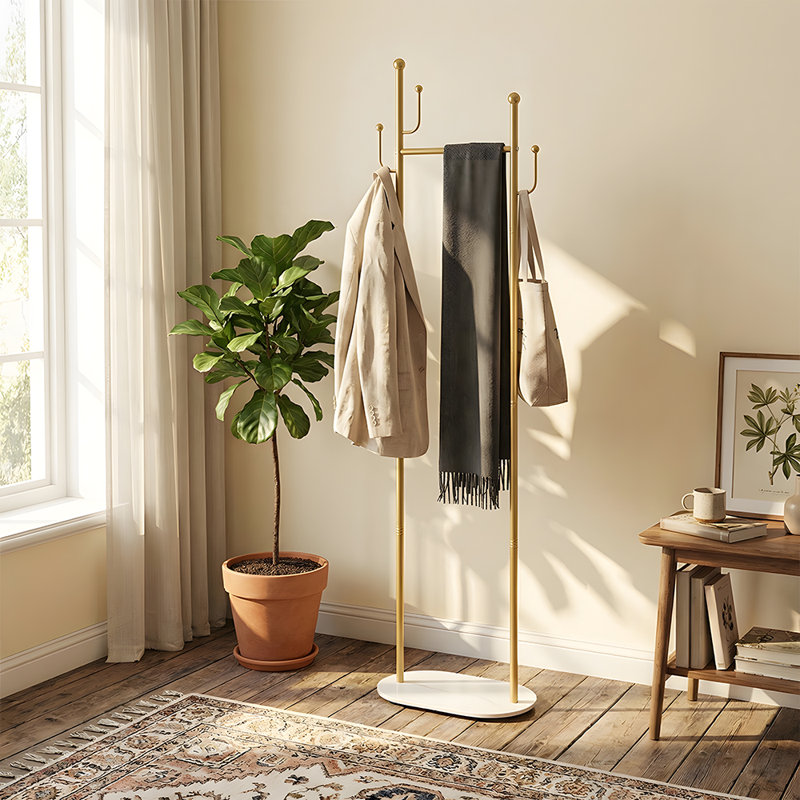 Adjustable Clothing Rack, Golden