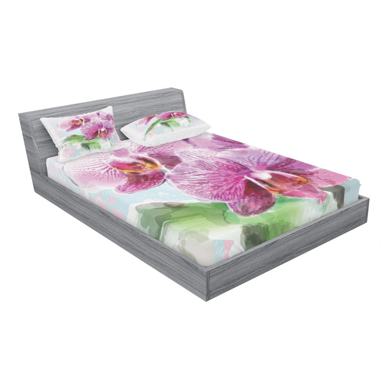 Microfiber Sheet Set, Full Sheet Set with Fitted Sheet