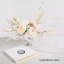 Livre d'or de mariage personnalisé, cœur de plage nautique blanc-61178535