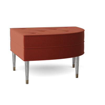 Repose-pieds cocktail capitonné 30 "morceau de gâteau
