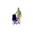 High Back Ergonomic and Gray Mesh Swivel Task Chair with Adjustable Arms-30771049