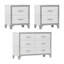 3-Piece Bedroom Set,  One Dresser And Two Nightstands-377483573