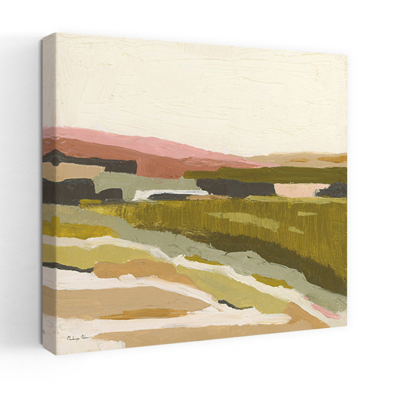 Contemporary Art Abstract Contemporary Landscape Nature Art by Mackenzie Nelson - Wrapped Canvas Print
