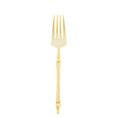 Muchuan Flatware Plastic Gold Salad Forks