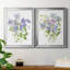 «Columbine Spray I», ensemble de 2 peintures sur toile encadrées-155258492-155258494