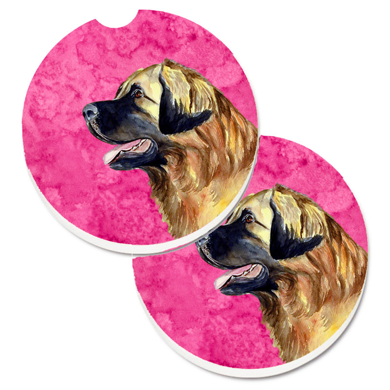 Sous-verre barbu collie voiture, Leonberger